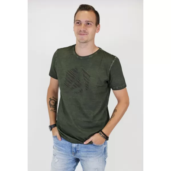  Tricou pentru bărbați ALTISPORT BARCLAY KAKI 