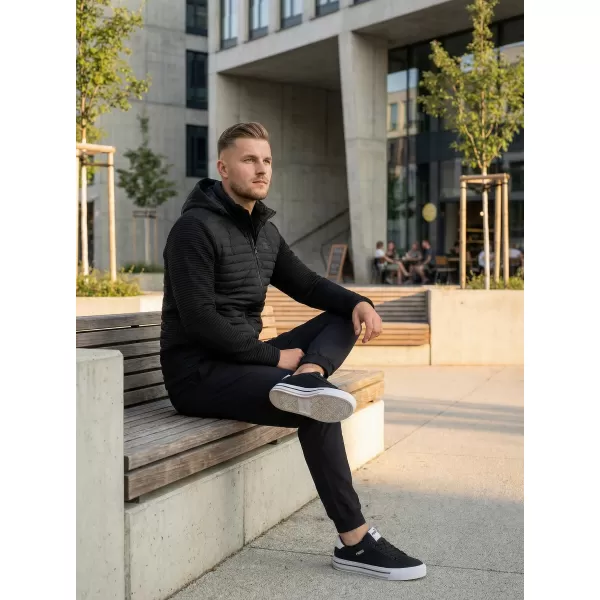  Jachetă softshell pentru bărbați KIXMI RAFAEL NEGRU 
