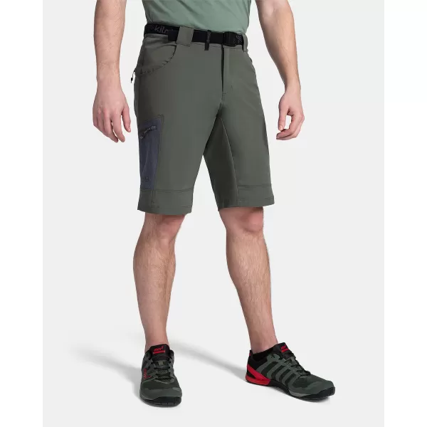  Pantaloni scurți pentru bărbați KILPI NAVIA-M TM0411KI VERDE ÎNCHIS 
