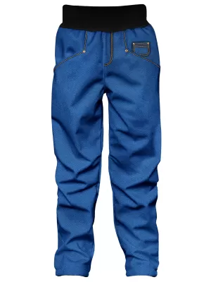 Pantaloni softshell pentru copii WAMU DŽÍNY BLUGI