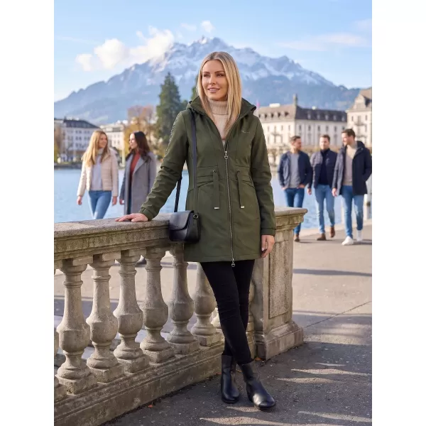  Palton softshell dama KIXMI RHODIE MILITAR 
