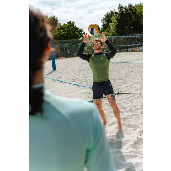  THIRT T -MEN cu protecție UV NORDBLANC SURFER NBSMF7867 VERDE/NEGRU 