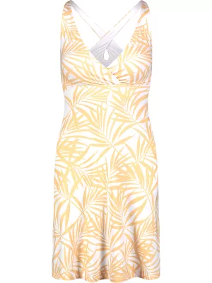 Rochie NORDBLANC V-NECK NBSLD7804 GALBEN/ALB
