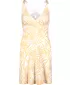 Rochie NORDBLANC V-NECK NBSLD7804 GALBEN/ALB