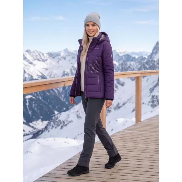  Geaca de iarna dama ALTISPORT BEATRICE VIOLET 