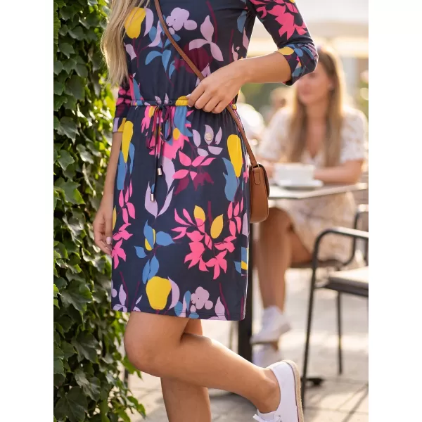  Rochie KIXMI RUMIA ALBASTRU INCHIS 