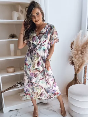 Rochie DSTREET LUNNA EY2306 ALB -VIOLET