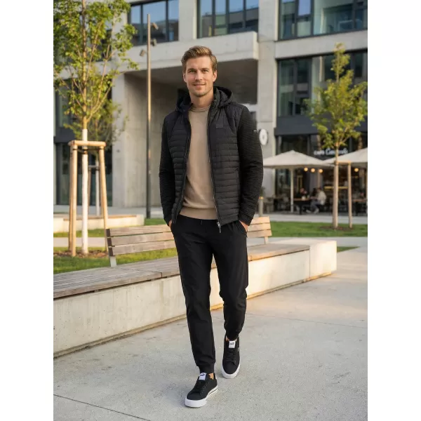  Jachetă softshell pentru bărbați KIXMI RAFAEL NEGRU 