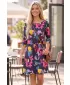 Rochie KIXMI RUMIA ALBASTRU INCHIS