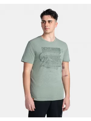 Tricou pentru bărbați KILPI PORTELA-M TM0376KI VERDE ÎNCHIS