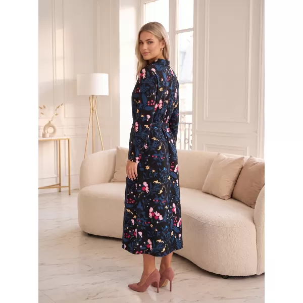  Rochie cămașă de damă KIXMI ROSITA NEGRU 