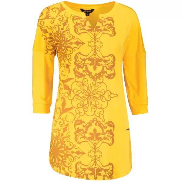  Tricou pentru femei ALTISPORT BLANCH GALBEN 