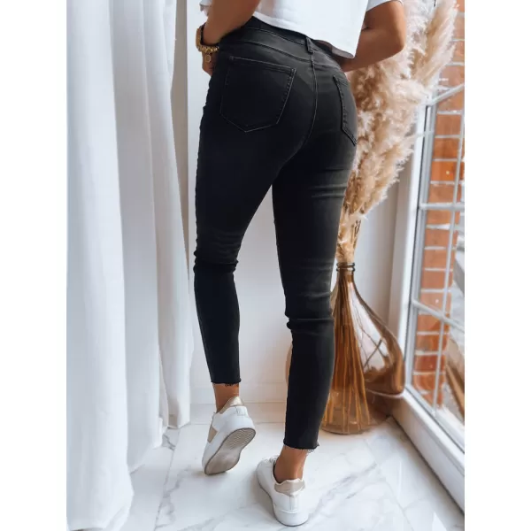  Pantalonii pentru doamne DSTREET JESSABELLE UY1527 NEGRU 