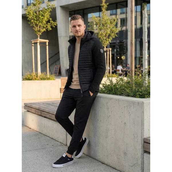  Jachetă softshell pentru bărbați KIXMI RAFAEL NEGRU 