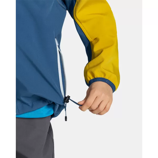  Jachetă softshell pentru copii KILPI RAVIO-J TJ0103KI ALBASTRU ÎNCHIS 