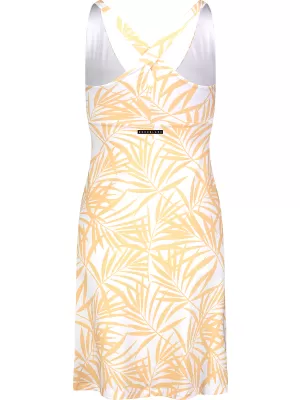 Rochie NORDBLANC V-NECK NBSLD7804 GALBEN/ALB