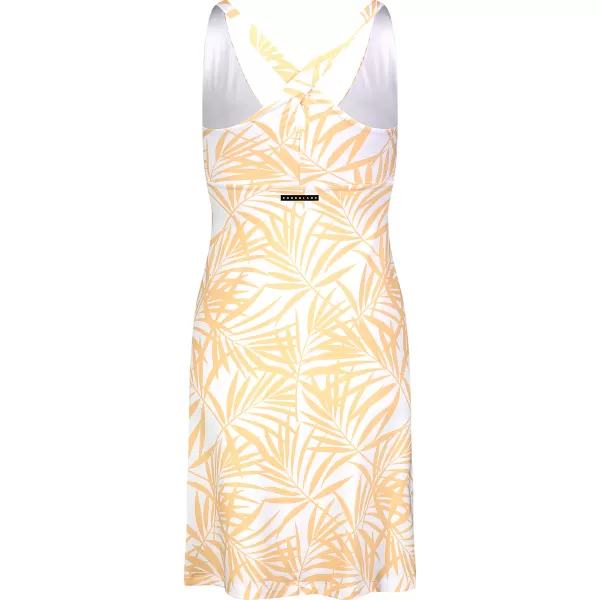  Rochie NORDBLANC V-NECK NBSLD7804 GALBEN/ALB 