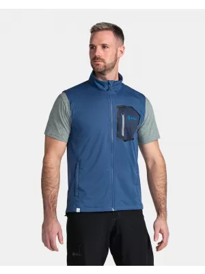 Vestă softshell pentru bărbați KILPI RIELLO-M TM0111KI ALBASTRU ÎNCHIS