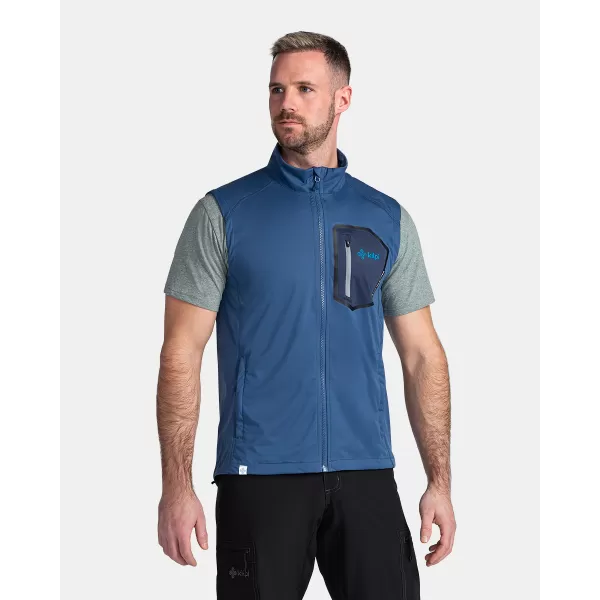  Vestă softshell pentru bărbați KILPI RIELLO-M TM0111KI ALBASTRU ÎNCHIS 