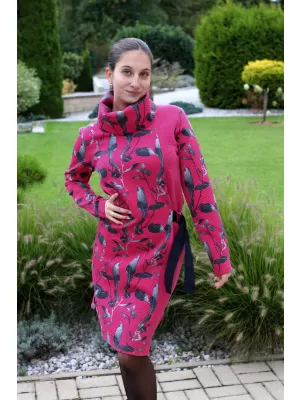Rochie hanorac de dama ALTISPORT BESSIE ROZ