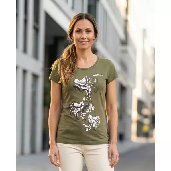  Tricou pentru femei ALTISPORT ALW179122 KAKI 