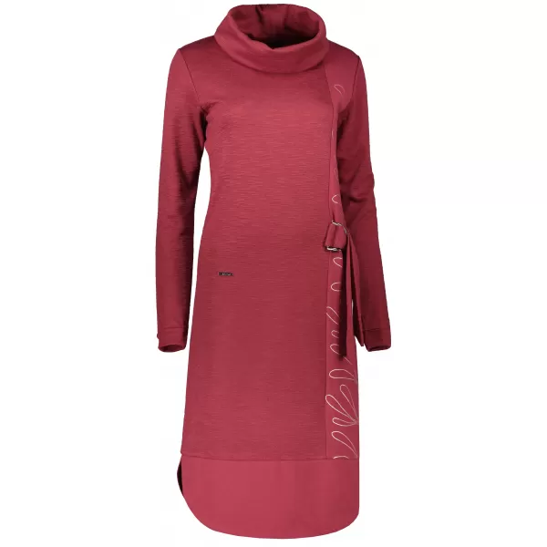  Rochie hanorac de dama KIXMI RENIE BURGUNDIA 