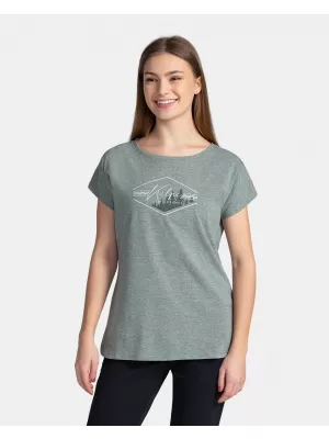 Tricou pentru femei KILPI NELLIM-W TL0363KI VERDE ÎNCHIS