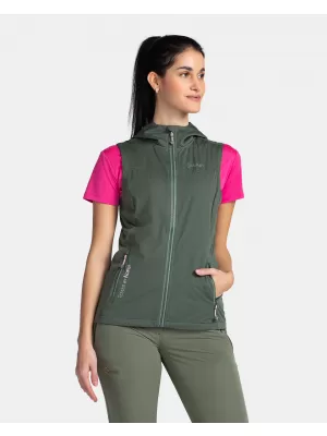 Vesta softshell dama KILPI MONILEA-W TL0111KI VERDE ÎNCHIS