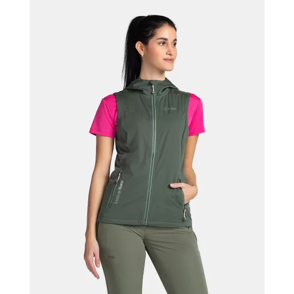  Vesta softshell dama KILPI MONILEA-W TL0111KI VERDE ÎNCHIS 