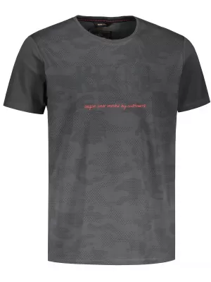 Tricou pentru bărbați KIXMI RADLY GRI INCHIS