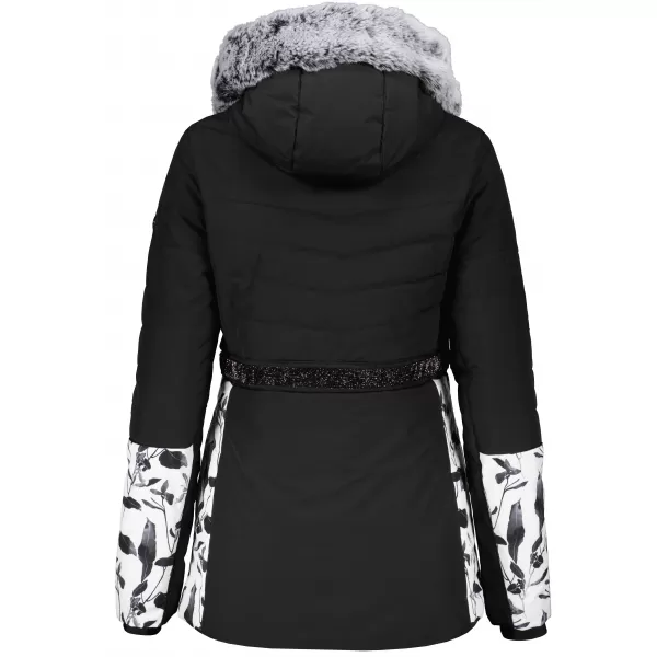  Geaca de iarna dama ALTISPORT BIANCA NEGRU 