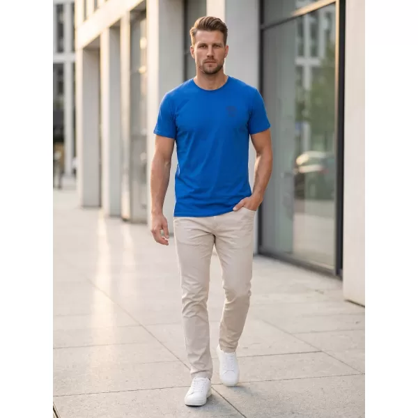  Tricou pentru bărbați SAM 73 DIEGO MT 827 ALBASTRU STRĂLUCITOR 