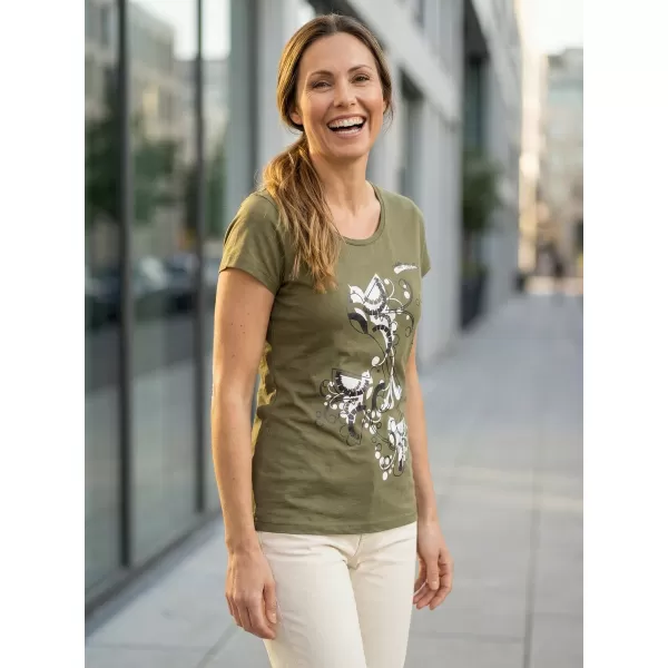  Tricou pentru femei ALTISPORT ALW179122 KAKI 