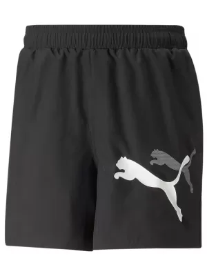 Pantaloni scurți pentru bărbați PUMA ESS+ LOGO POWER CAT WOVEN SHORTS 5 673382-01 NEGRU