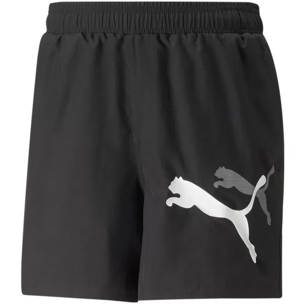  Pantaloni scurți pentru bărbați PUMA ESS+ LOGO POWER CAT WOVEN SHORTS 5 673382-01 NEGRU 