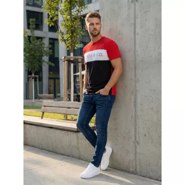  Tricou pentru bărbați SAM 73 SEAMUS MT 828 ROŞU 