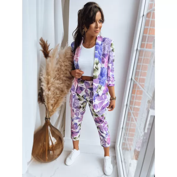  Pantalonii pentru doamne DSTREET FLOWER UY1470 VIOLET 
