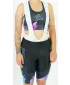 Pantaloni scurți premium pentru ciclism pentru femei ALTISPORT SWE/ALW01S14 VIOLET/ALBASTRU