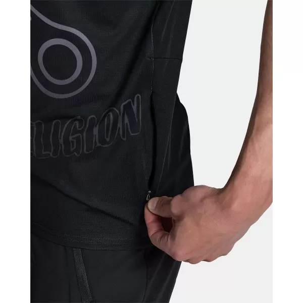  Tricou de ciclism pentru bărbați KILPI REMIDO-M TM0361KI NEGRU 