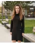 Rochie hanorac de dama KIXMI RIVA NEGRU
