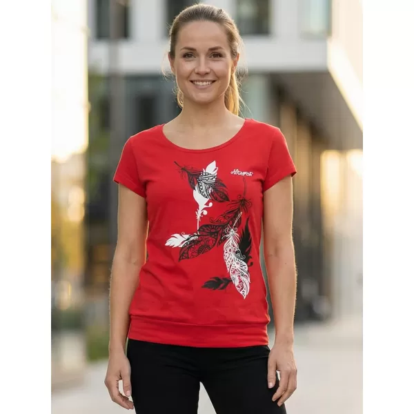  Tricou pentru femei ALTISPORT ALW178120 ROȘU 
