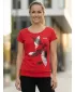 Tricou pentru femei ALTISPORT ALW178120 ROȘU