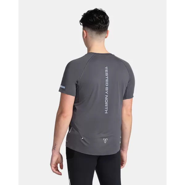  Tricou funcțional pentru bărbați KILPI WYLDER-M TM0320KI GRI ÎNCHIS 