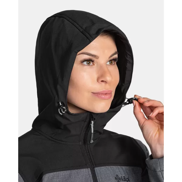  Jachetă softshell de damă KILPI RAVIA-W TL0109KI GRI ÎNCHIS 