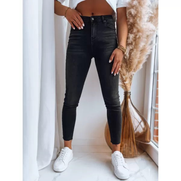  Pantalonii pentru doamne DSTREET JESSABELLE UY1527 NEGRU 