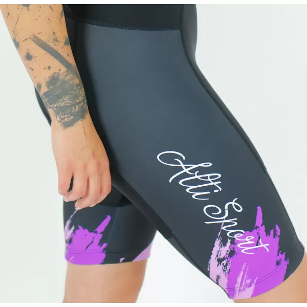  Pantaloni scurți premium pentru ciclism pentru femei ALTISPORT SWE/ALW01S14 VIOLET 