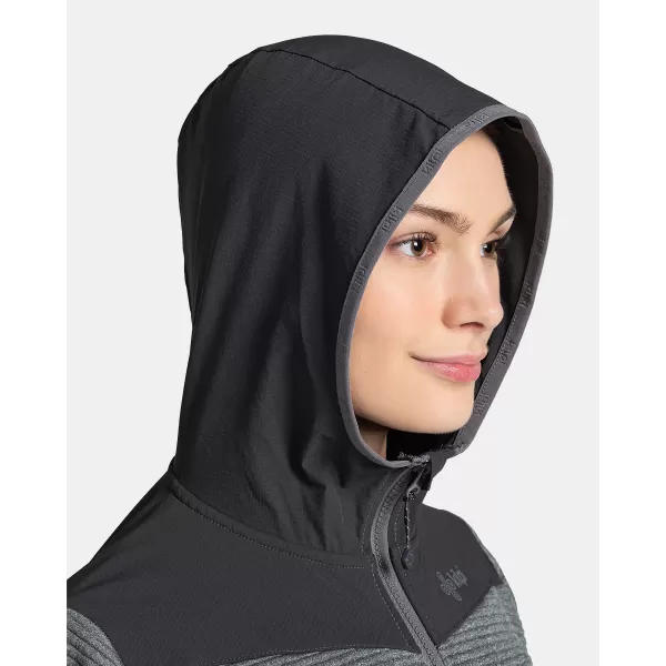  Hanorac de damă din fleece KILPI TANALI-W TL0202KI GRI ÎNCHIS 