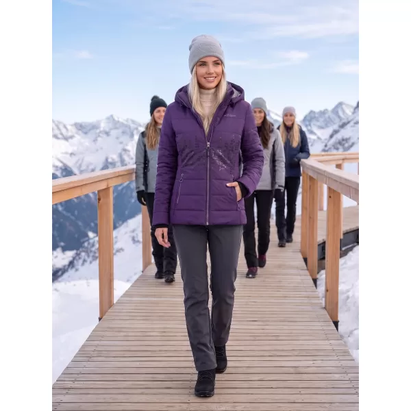  Geaca de iarna dama ALTISPORT BEATRICE VIOLET 
