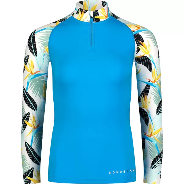  Tricou pentru femei NORDBLANC WATER NBSLF7865 ALBASTRU 