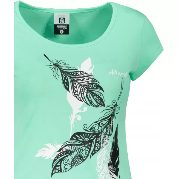  Tricou pentru femei ALTISPORT ALW178122 MENTĂ 